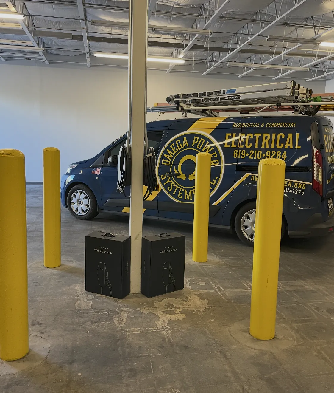 Hertz Tesla Charging Install